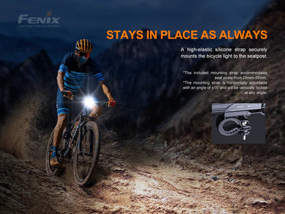 Fenix BC26R wiederaufladbares Fahrradlicht Set mit BC05R V2.0 Rücklicht, 1600 Lumen