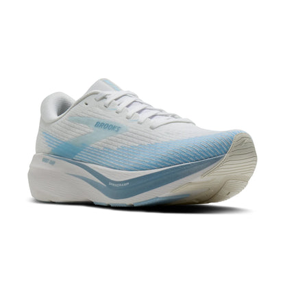 Brooks Damenlaufschuhe Ghost AMP, White/Blue/Metallic