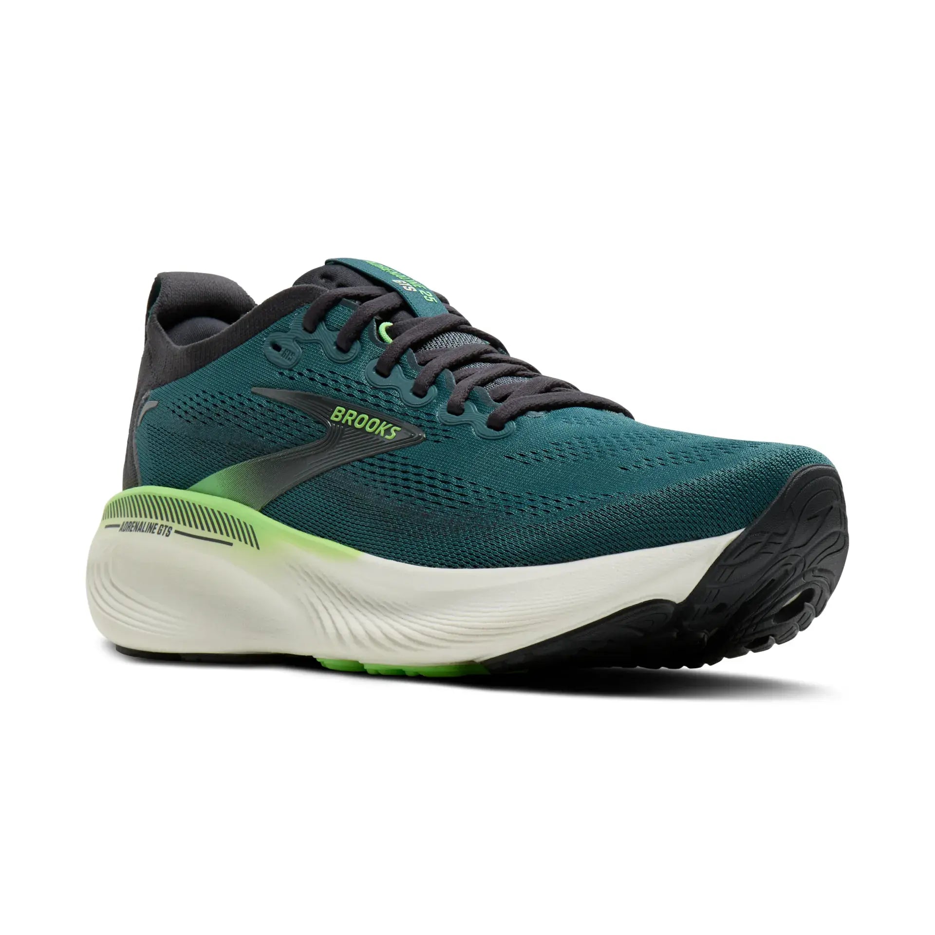 Brooks Herrenlaufschuhe Adrenaline GTS 25, Atlantic Deep/Coconut/Green – Bild 