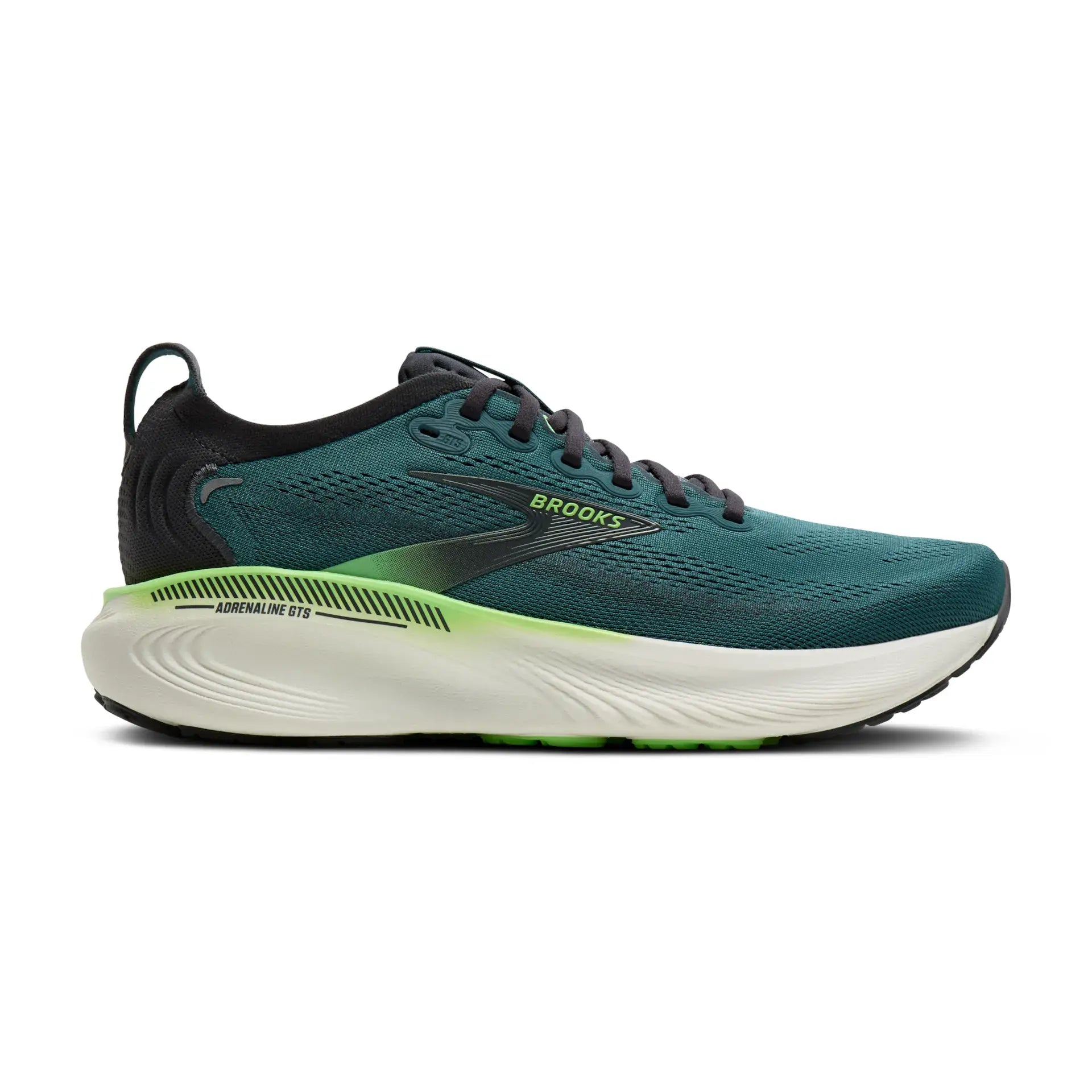 Brooks Herrenlaufschuhe Adrenaline GTS 25, Atlantic Deep/Coconut/Green – Bild 