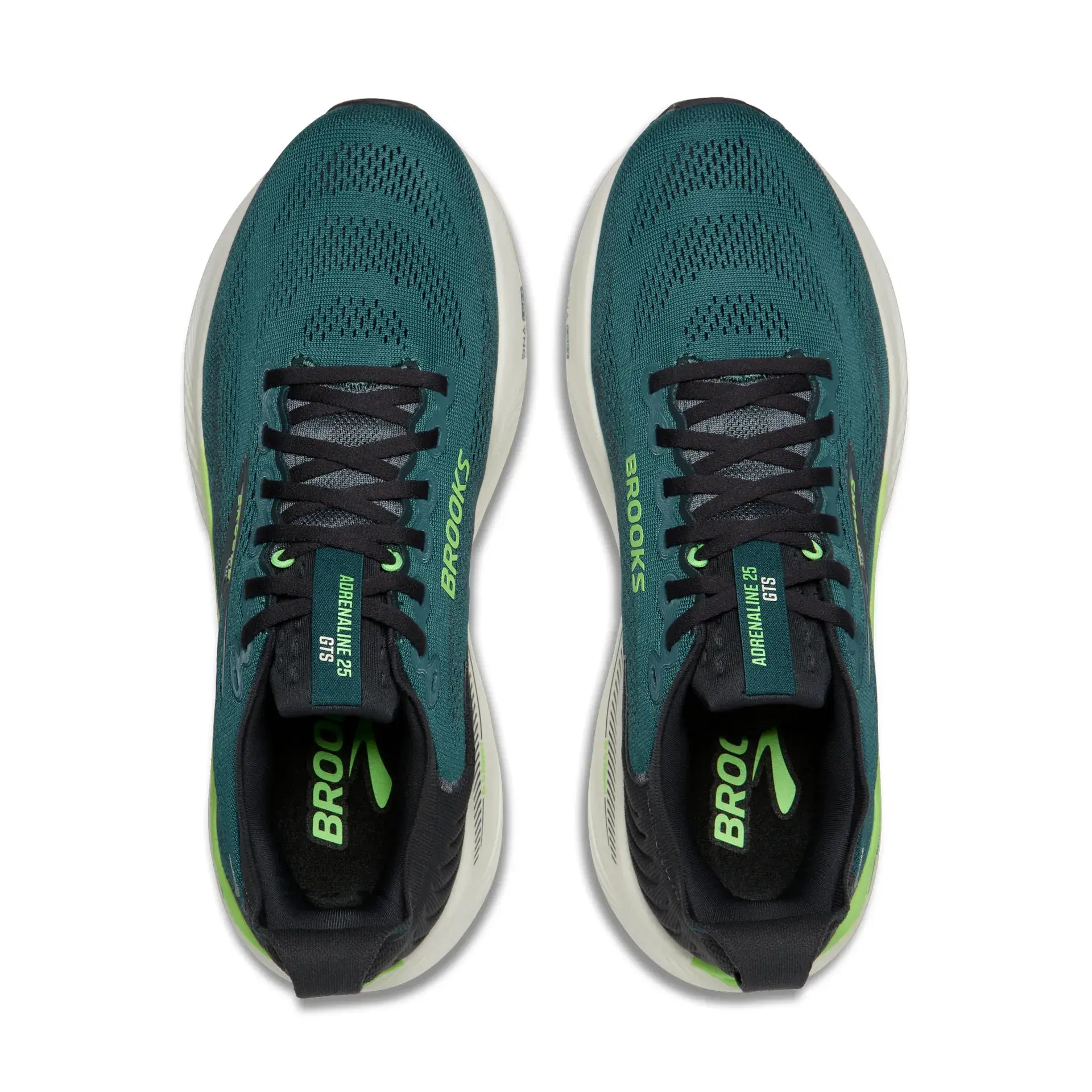 Brooks Herrenlaufschuhe Adrenaline GTS 25, Atlantic Deep/Coconut/Green – Bild 