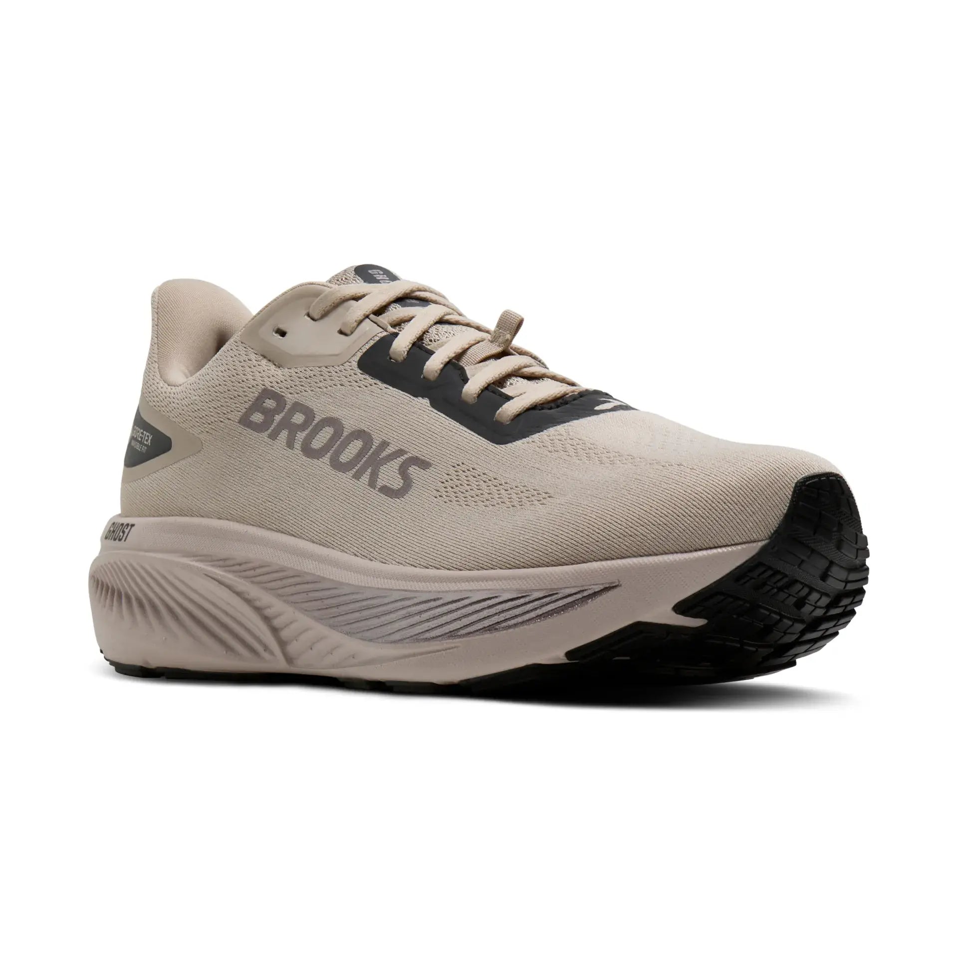 Brooks Herrenlaufschuhe Ghost 18 GTX, Chateau/Black/Metallic – Bild 