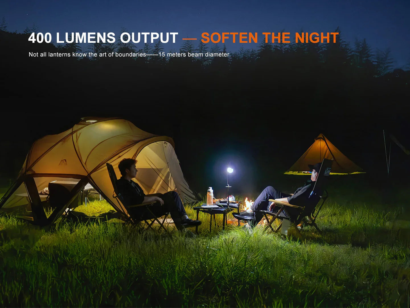 Fenix CL20R Pro multi Camping Laterne mit Sensor und Ambient Licht, 400 Lumen – Bild 