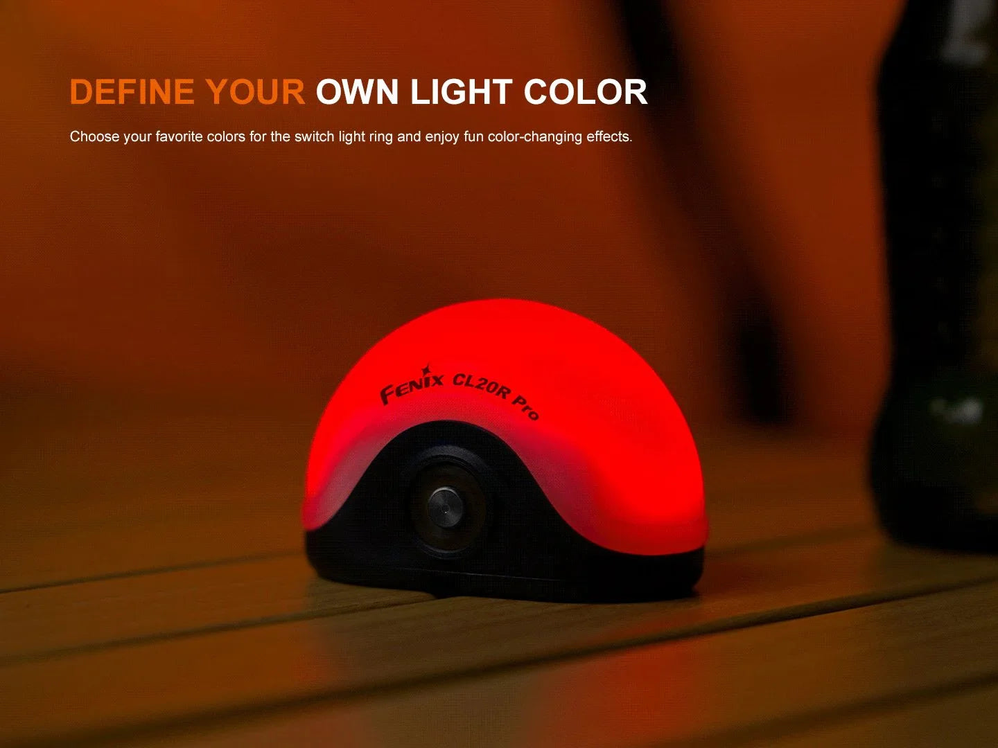 Fenix CL20R Pro multi Camping Laterne mit Sensor und Ambient Licht, 400 Lumen