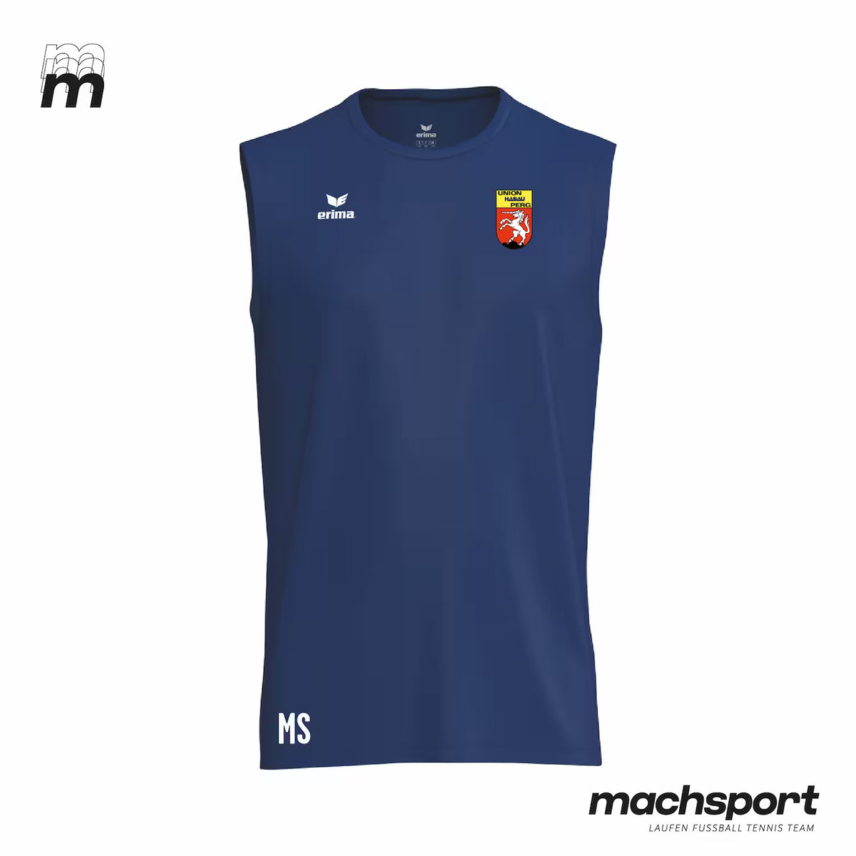 DSG Union HABAU Trainingsshirt Blau ärmellos