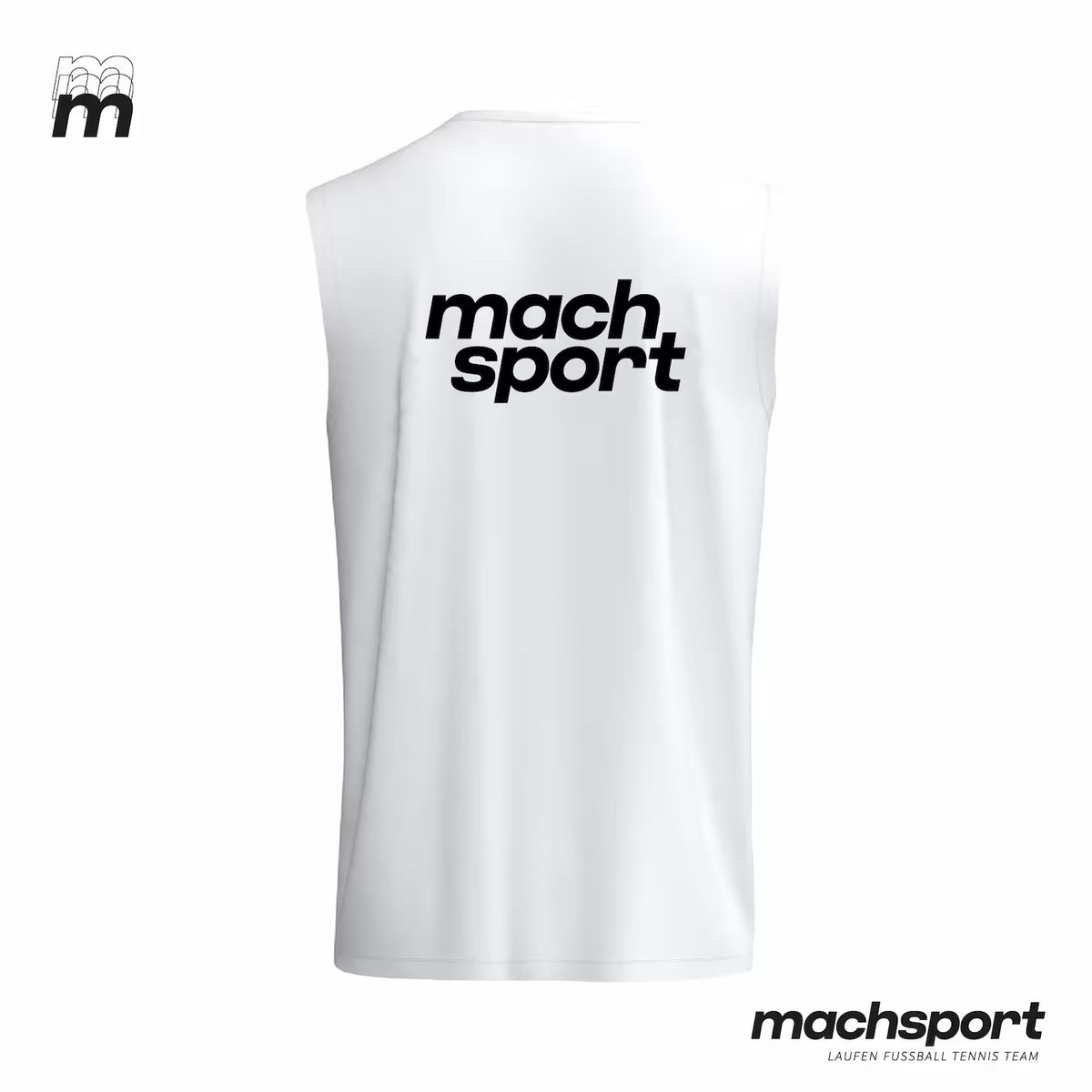 DSG Union HABAU Trainingsshirt Weiß ärmellos – Bild 