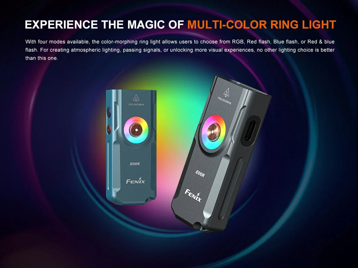 Fenix E06R vereint Weißlicht, UV-Licht und Laserpointer, 700 Lumen – Bild 