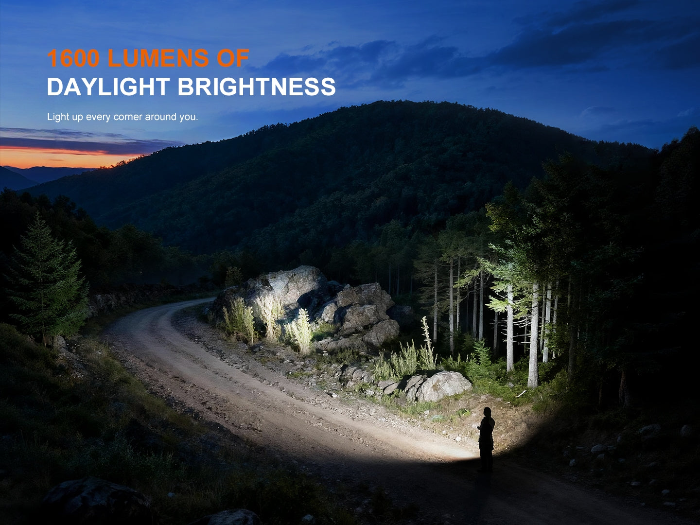 Fenix E06R Pro drei Lichtquellen, UV-Licht und Laserpointer, 1600 Lumen