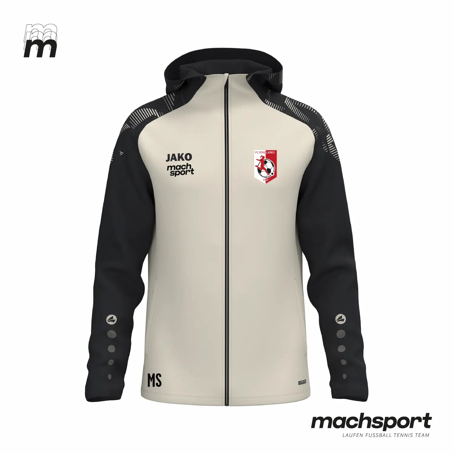 FC Perg Ladies Trainingsjacke mit Kapuze Trainer – Bild 