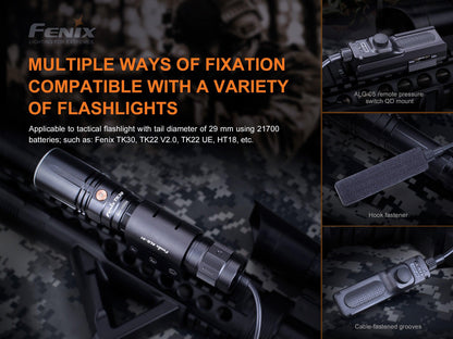 Fenix AER-04 – Taktischer Kabelschalter kompatibel für TK22 V2.0, TK22 UE, TK30, HT18