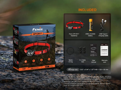 Fenix HP12R-T Separation-Style-Design Stirnlampe für Trailrunning, 1200 Lumen