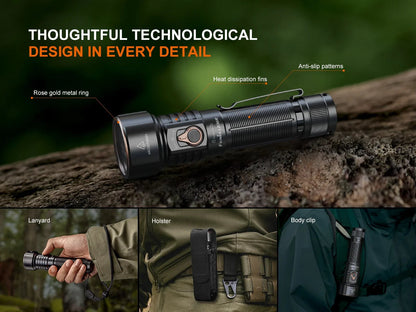 Fenix LD36R leistungsstarke Taschenlampe mit verschiedenen Lichtquellen, 3600 Lumen