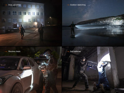 Fenix TK21R Taktische Taschenlampe für Militär- und Dienst, 3600 Lumen