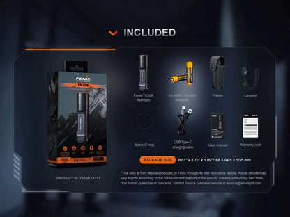 Fenix TK35R Hochleistungsfähige taktische Multi-Mode-Taschenlampe, 5800 Lumen