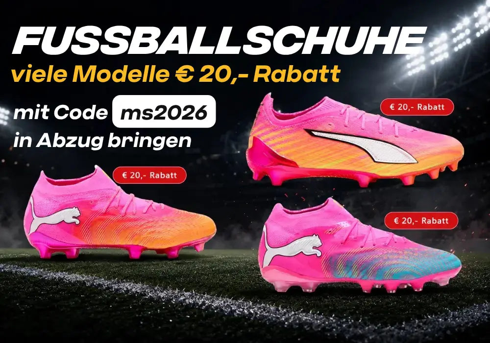 Fußballschuhe Aktion 20 EURO Rabatt