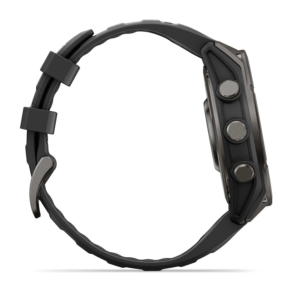 Garmin Fēnix® 9 – 47mm Schwarz/Carbongrau DLC Titan – Bild 