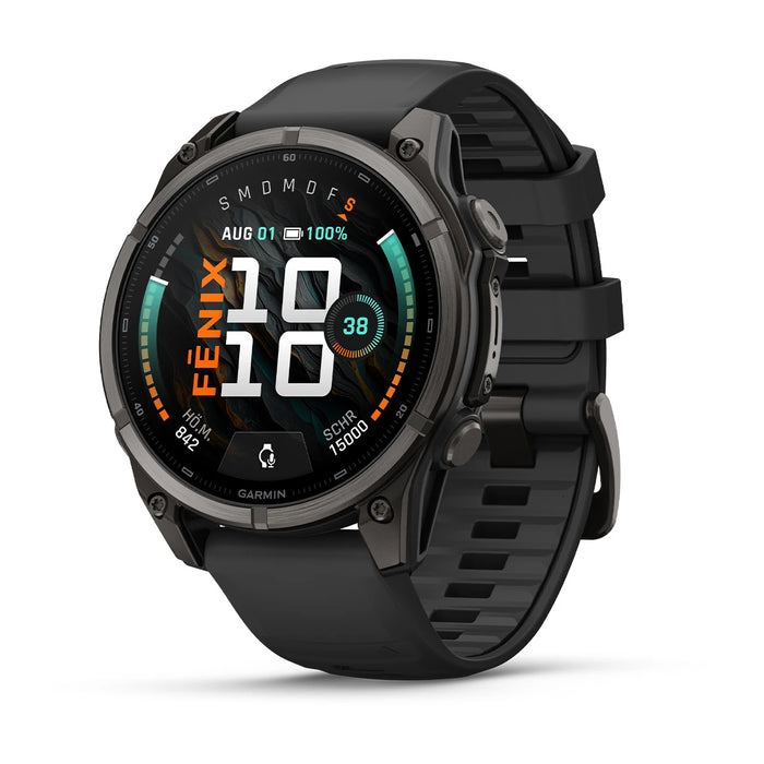 Garmin Fēnix® 9 – 47mm Schwarz/Carbongrau DLC Titan