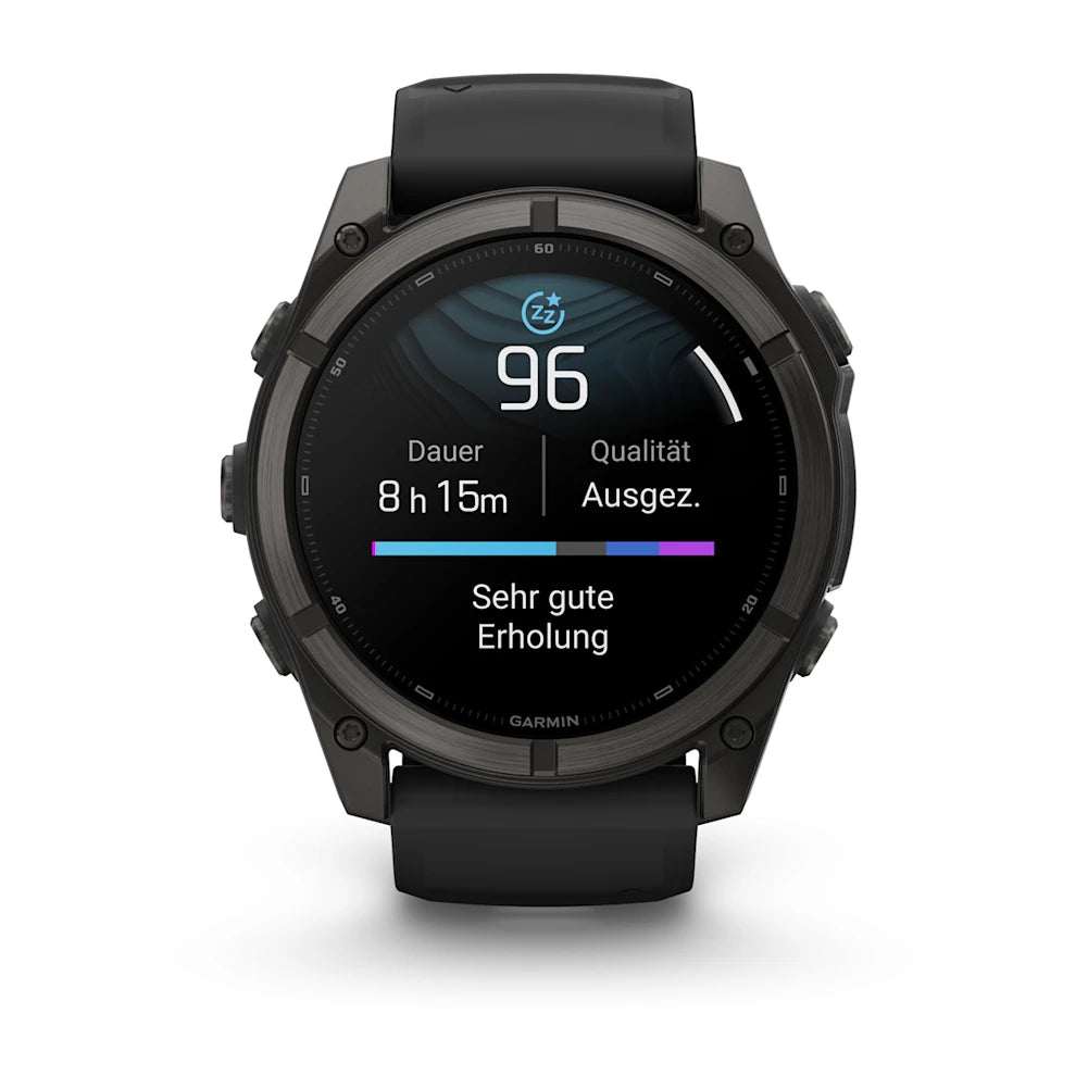 Garmin Fenix® 9 – 51mm Schwarz/Carbongrau DLC Titan