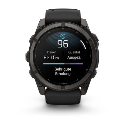 Garmin Fenix® 9 – 51mm Schwarz/Carbongrau DLC Titan