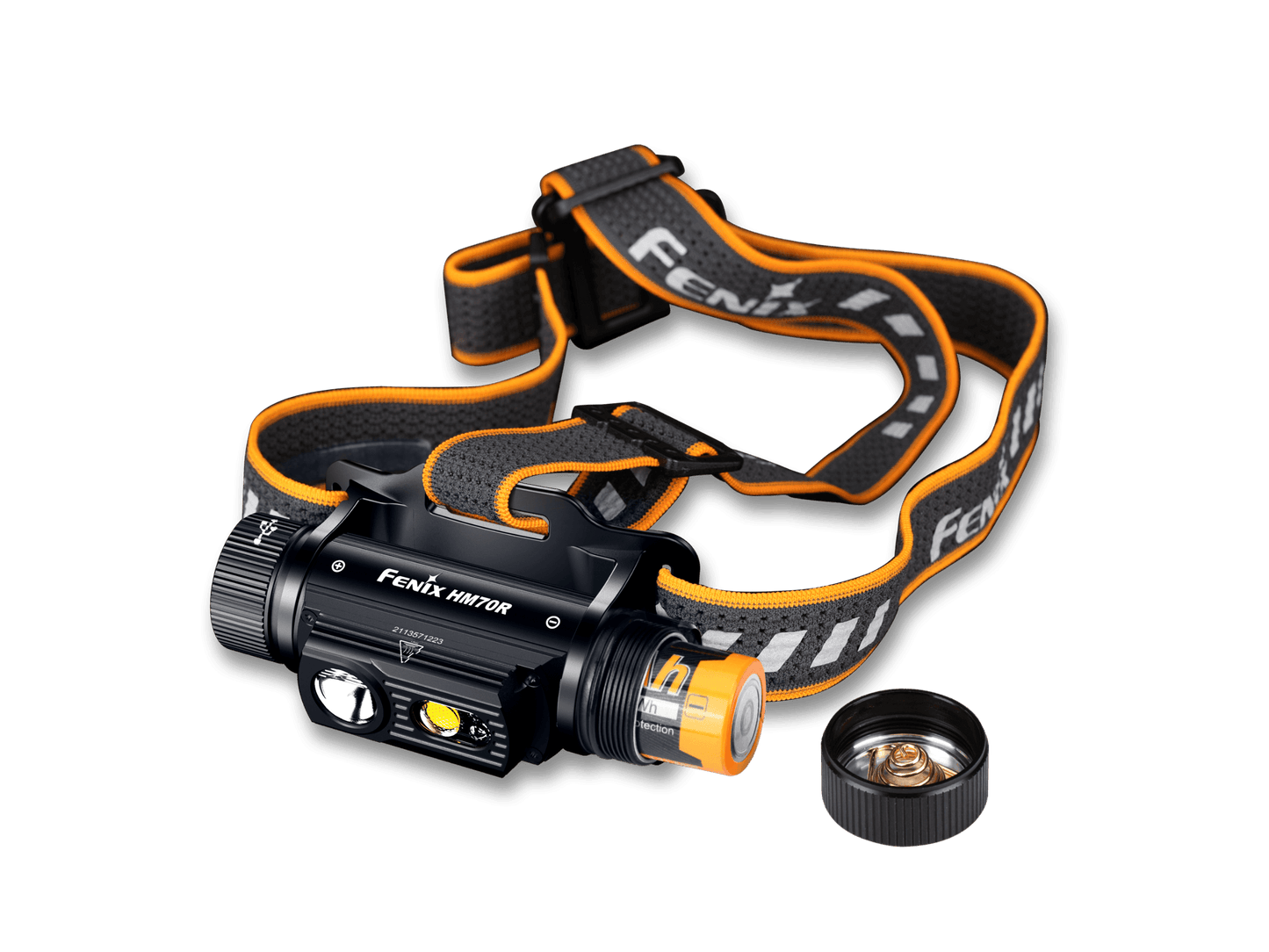 Fenix HM70R Wiederaufladbare Stirnlampe mit dreifacher Lichtquelle, 1600 Lumen
