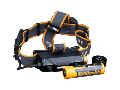 Fenix HP25R V2.0 wiederaufladbare Arbeits-Stirnlampe mit extrem langer Laufzeit, 1600 Lumen