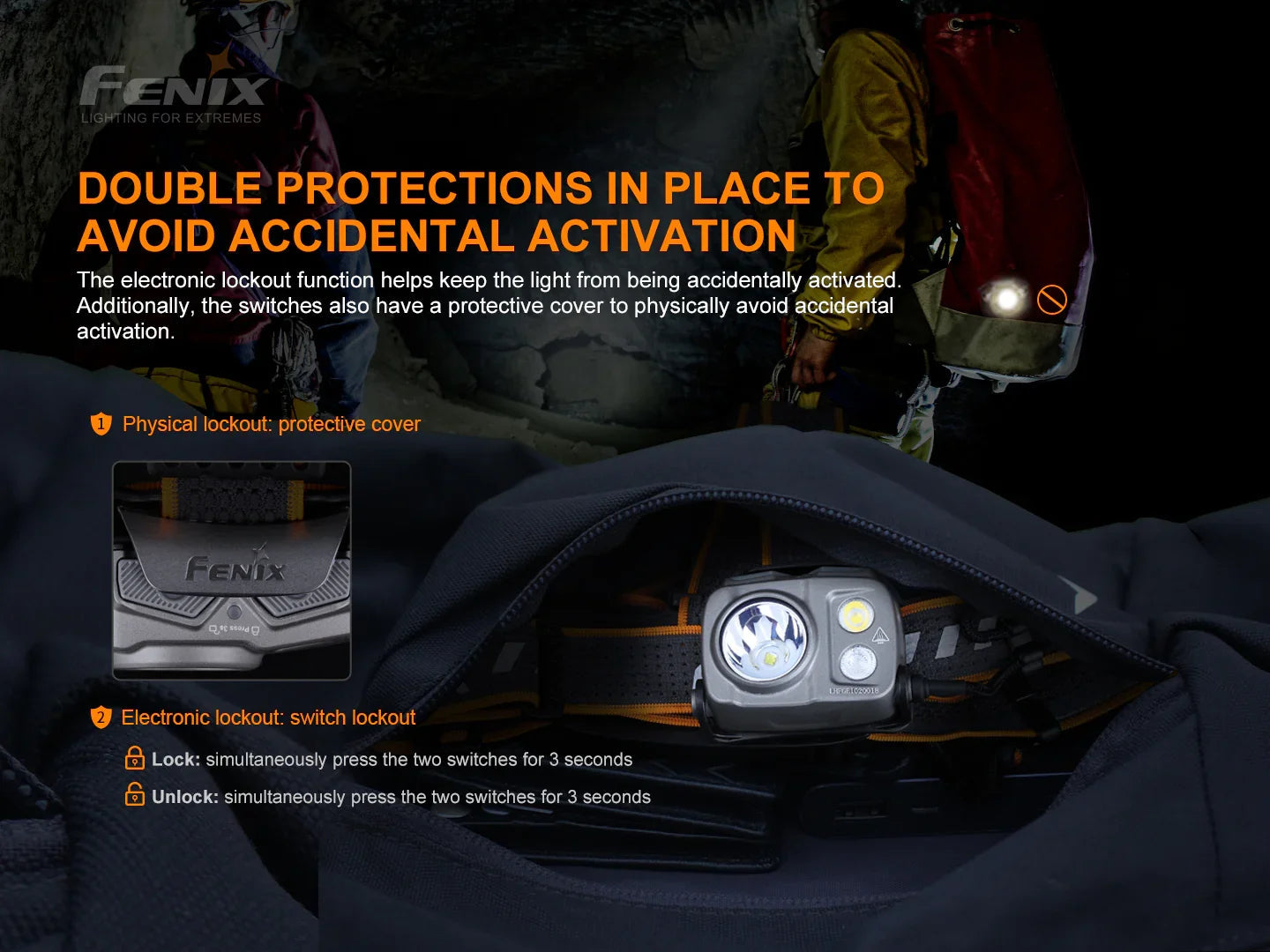 Fenix HP25R V2.0 wiederaufladbare Arbeits-Stirnlampe mit extrem langer Laufzeit, 1600 Lumen – Bild 