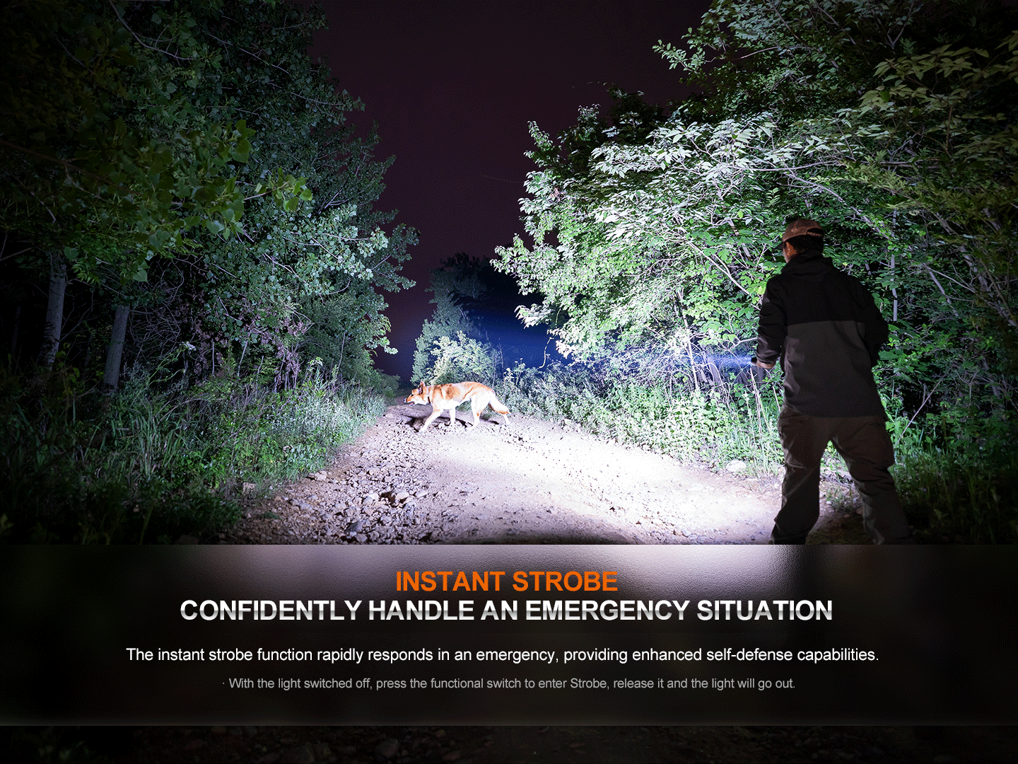 Fenix HT32 Outdoor Jagd-Taschenlampe, 2500 Lumen