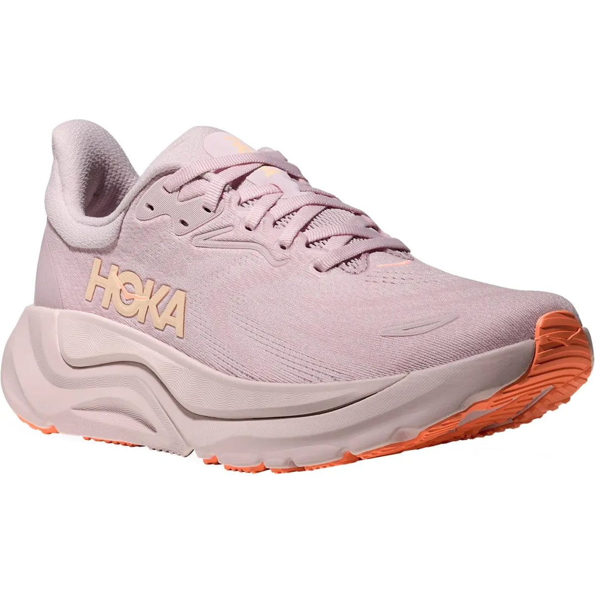 Hoka Damenlaufschuhe Arahi 8, lilac cream / neon cantaloupe – Bild 