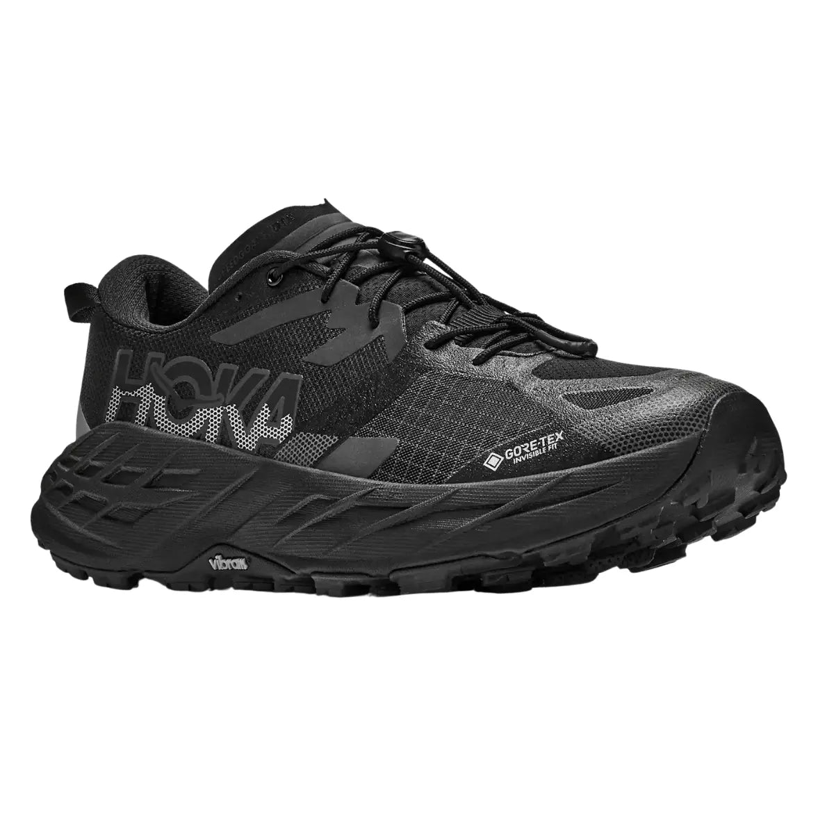 Hoka Damenlaufschuhe Speedgoat 7 GTX, black / carbon black – Bild 