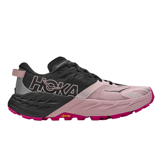 Hoka Damenlaufschuhe Speedgoat 7, black / pink opal – schwarz/pink / 40 2/3