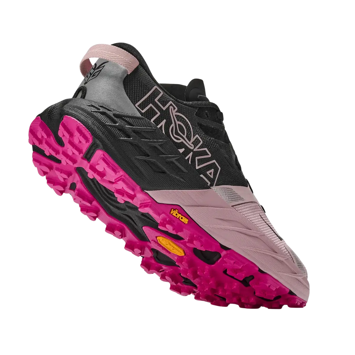Hoka Damenlaufschuhe Speedgoat 7, black / pink opal – Bild 