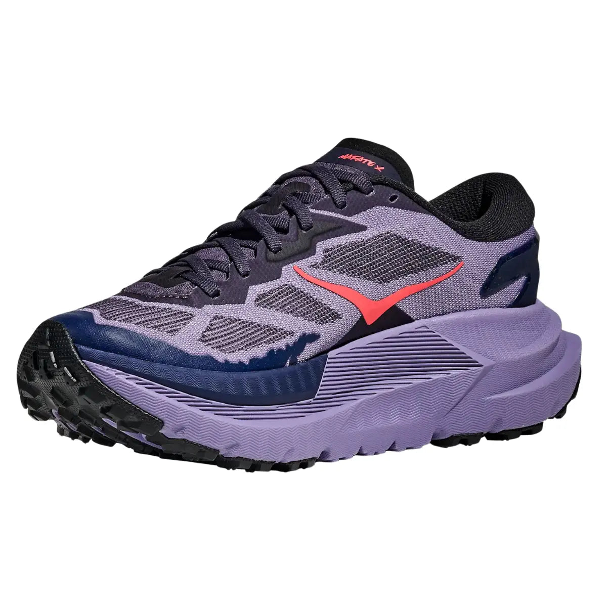 Hoka Damenlaufschuhe Mafate X, berry jam / squid ink – Bild 