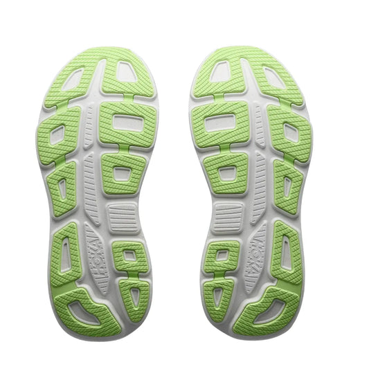 Hoka Herrenlaufschuhe Bondi 9, virtual blue / soft cobalt – Rückansicht – hellblau / 45 1/3