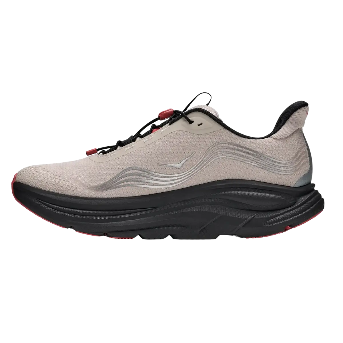 Hoka Herrenlaufschuhe Clifton 11 GTX, River Rock Grey/ Carbon black