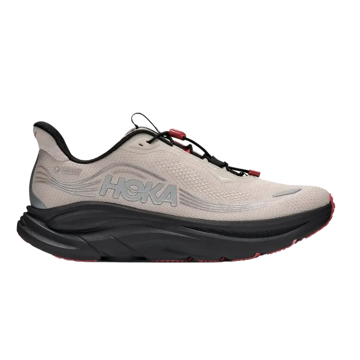 Hoka Herrenlaufschuhe Clifton 11 GTX, River Rock Grey/ Carbon black