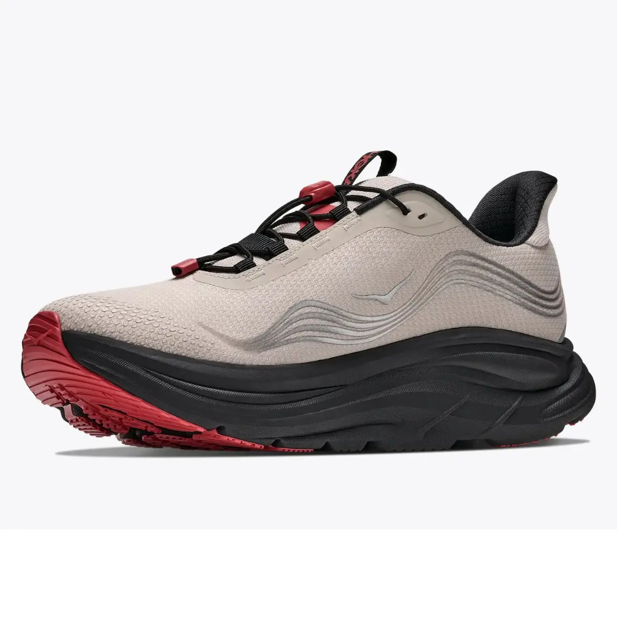 Hoka Herrenlaufschuhe Clifton 11 GTX, River Rock Grey/ Carbon black – Bild 