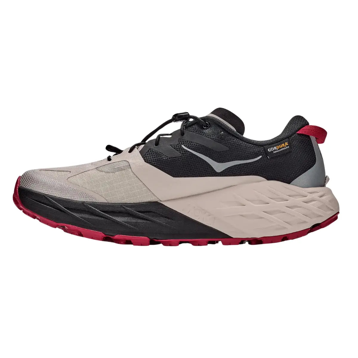 Hoka Herrenlaufschuhe Speedgoat 7 GTX,  black / river rock grey – Bild 