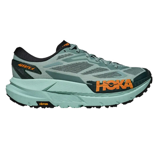 Hoka Herrenlaufschuhe Mafate X, sage / rosemary – mint / 46 2/3