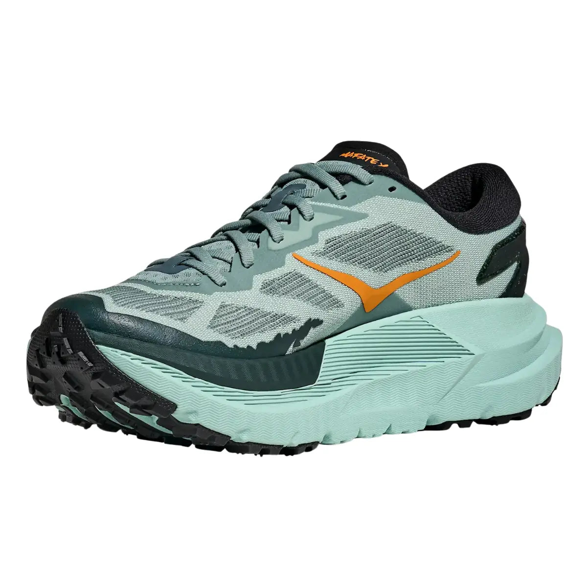 Hoka Herrenlaufschuhe Mafate X, sage / rosemary
