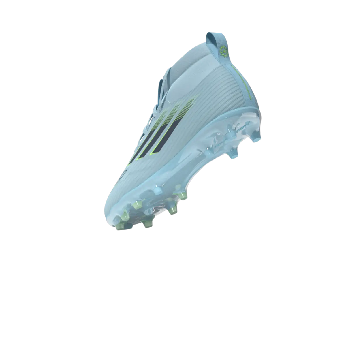 Adidas Kinderfußballschuhe F50 Sparkfusion League FG, halbhohe Fußballschuhe für feste Böden und Kunstrasen mit Sprintplate Fusion - machsport – Bild 