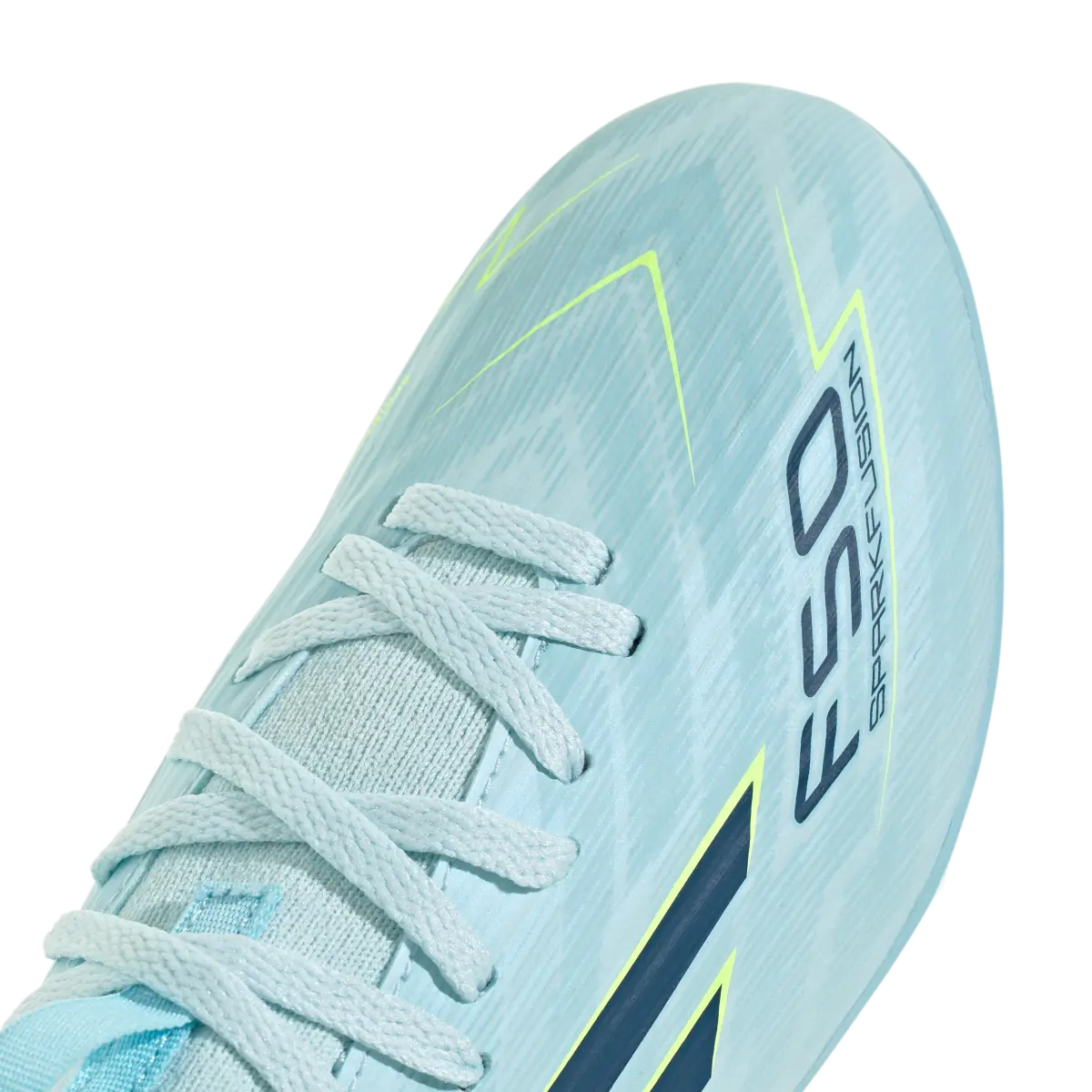 Adidas Kinderfußballschuhe F50 Sparkfusion League FG, halbhohe Fußballschuhe für feste Böden und Kunstrasen mit Sprintplate Fusion - machsport