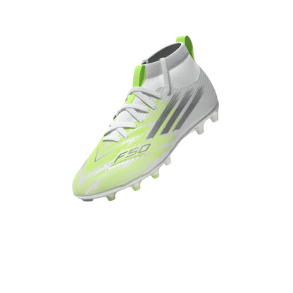 Adidas Kinderfußballschuhe F50 Sparkfusion League FG, halbhohe Fußballschuhe für feste Böden und Kunstrasen mit Sprintplate Fusion - machsport