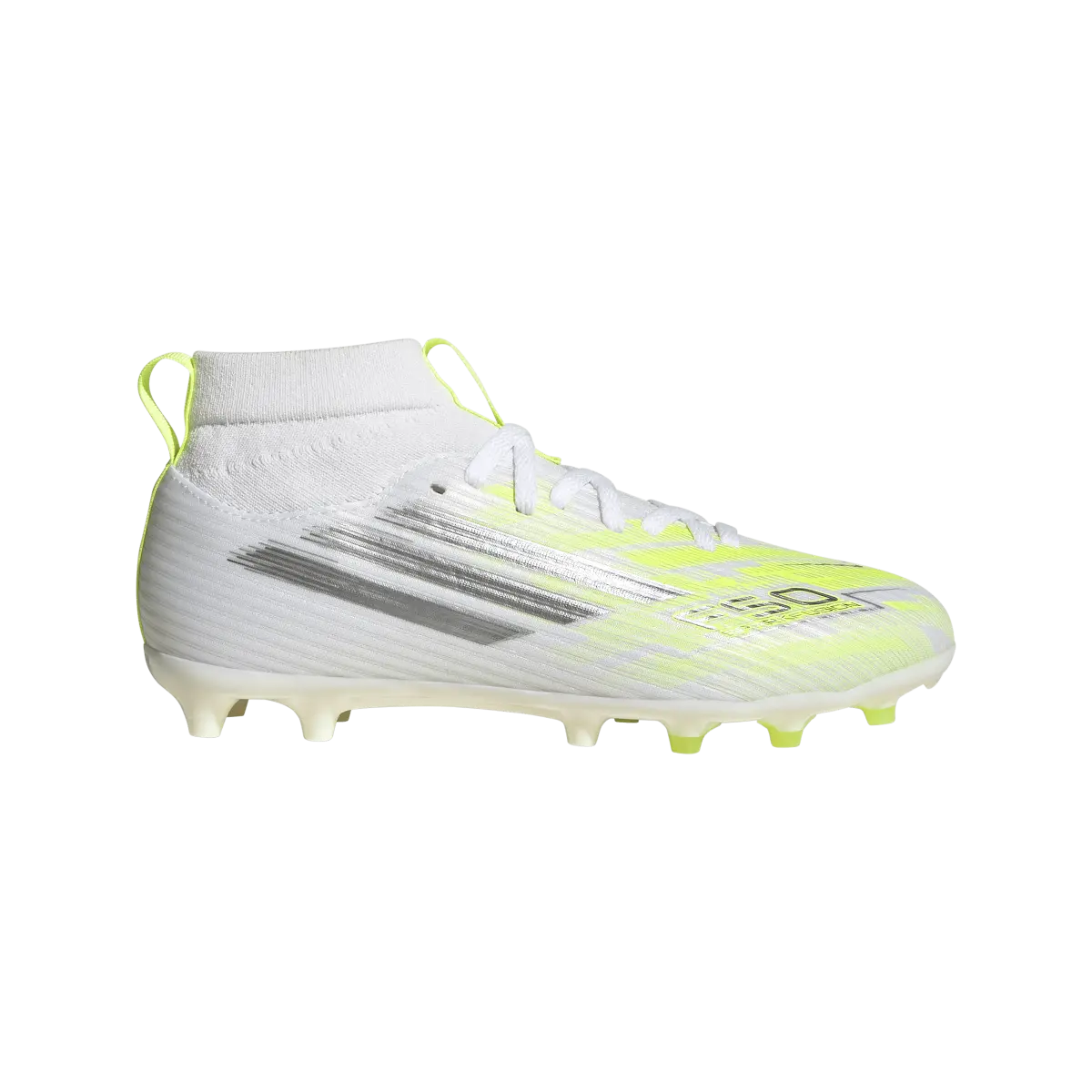 Adidas Kinderfußballschuhe F50 Sparkfusion League FG, halbhohe Fußballschuhe für feste Böden und Kunstrasen mit Sprintplate Fusion - machsport – Bild 