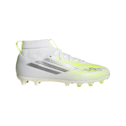 Adidas Kinderfußballschuhe F50 Sparkfusion League FG, halbhohe Fußballschuhe für feste Böden und Kunstrasen mit Sprintplate Fusion - machsport