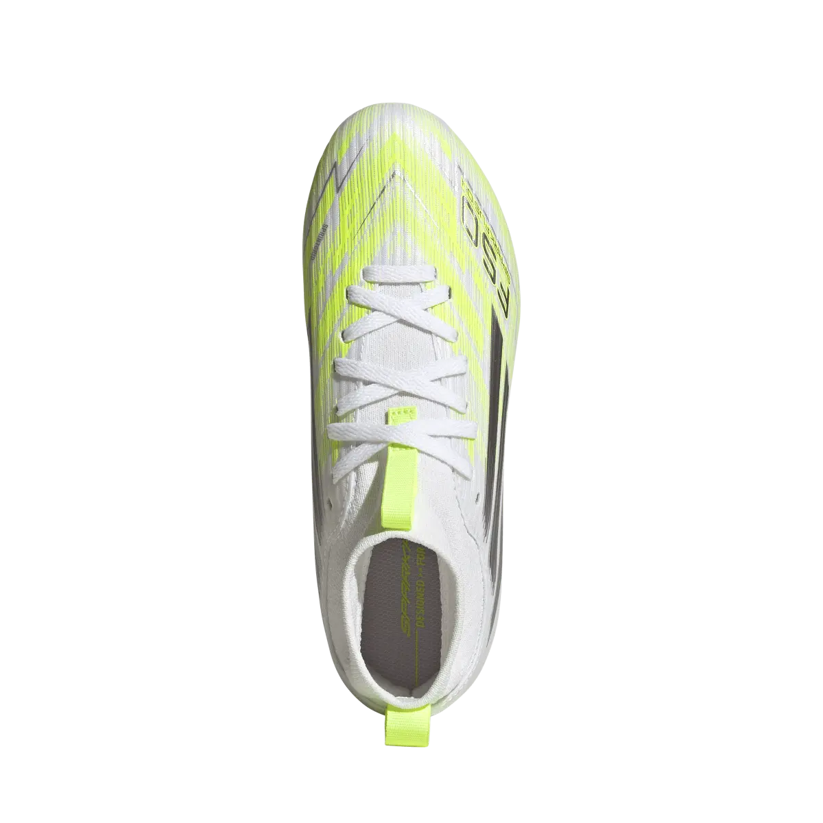 Adidas Kinderfußballschuhe F50 Sparkfusion League FG, halbhohe Fußballschuhe für feste Böden und Kunstrasen mit Sprintplate Fusion - machsport