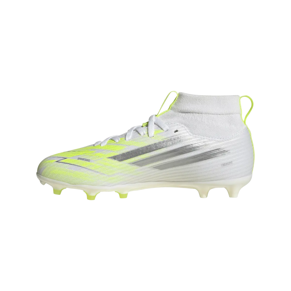 Adidas Kinderfußballschuhe F50 Sparkfusion League FG, halbhohe Fußballschuhe für feste Böden und Kunstrasen mit Sprintplate Fusion - machsport