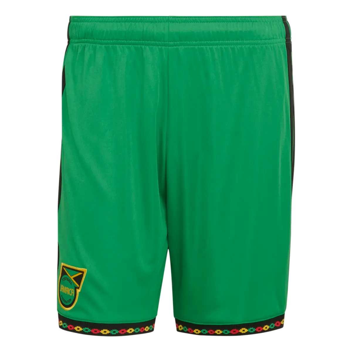 Jamaika Herrenfußballhose Homeshort 2026, Bob Marley, Heimshorts mit Climacool für Spiel und Fanmomente - machsport – Bild 