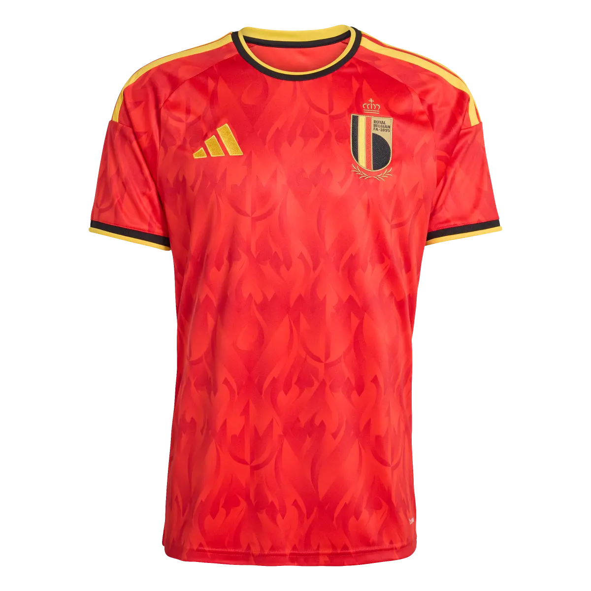 Belgien Herrenfußballshirt Home 2026, Heimtrikot mit Climacool für Spiel, Training und Fanmomente - machsport