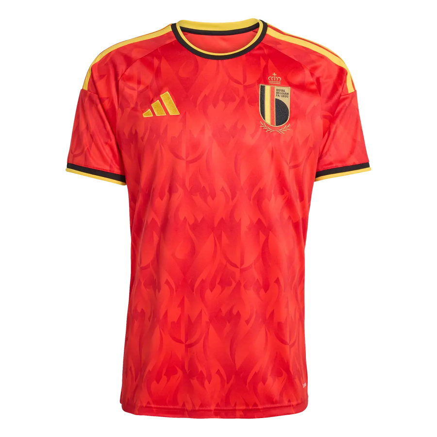 Belgien Herrenfußballshirt Home 2026, Heimtrikot mit Climacool für Spiel, Training und Fanmomente - machsport