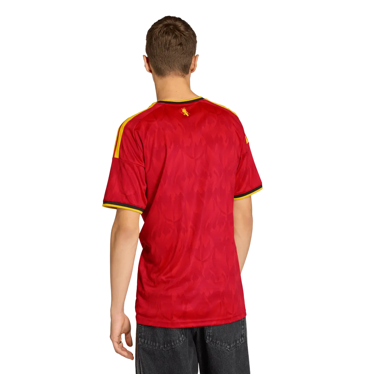 Belgien Herrenfußballshirt Home 2026, Heimtrikot mit Climacool für Spiel, Training und Fanmomente - machsport